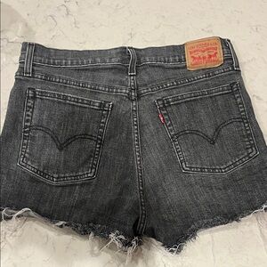 Levi's Dark Gray Jean Shorts